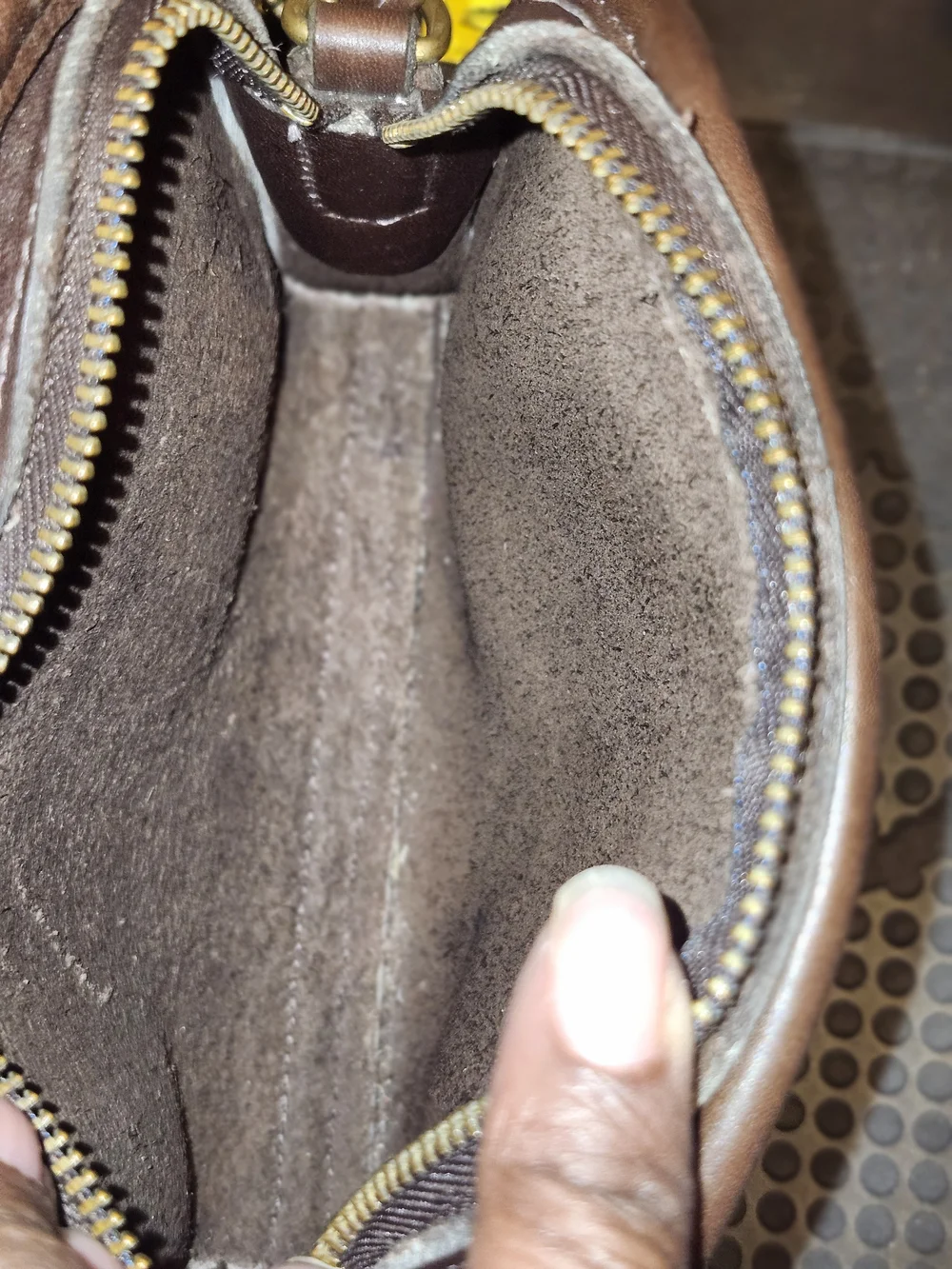 Coach Abbie Brown Leather Crossbody Bag - Picture 9 of 12